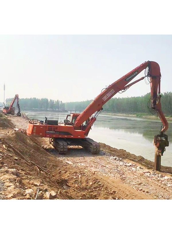 加長臂水路兩用挖掘機
